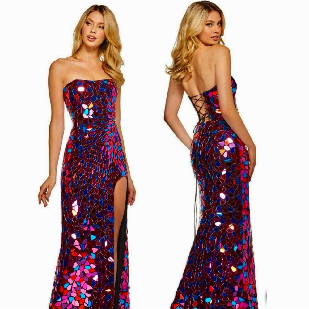 Sherri Hill Homecoming or Prom dress #53474 (broken glass dress) (mirror dress)